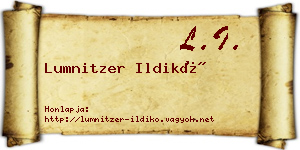 Lumnitzer Ildikó névjegykártya